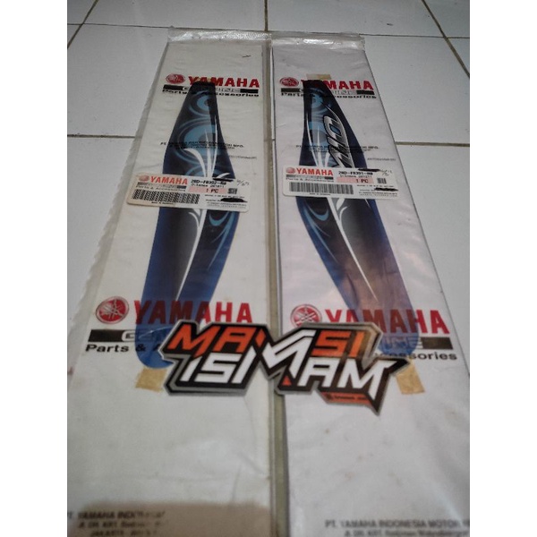Striping stiker Body tameng biru Mio Sporty ORIGINAL