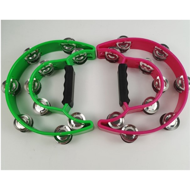 YUN MALL Alat Musik Tamborin Tambourine Double Ring Kecrekan Tambourine Tamborine