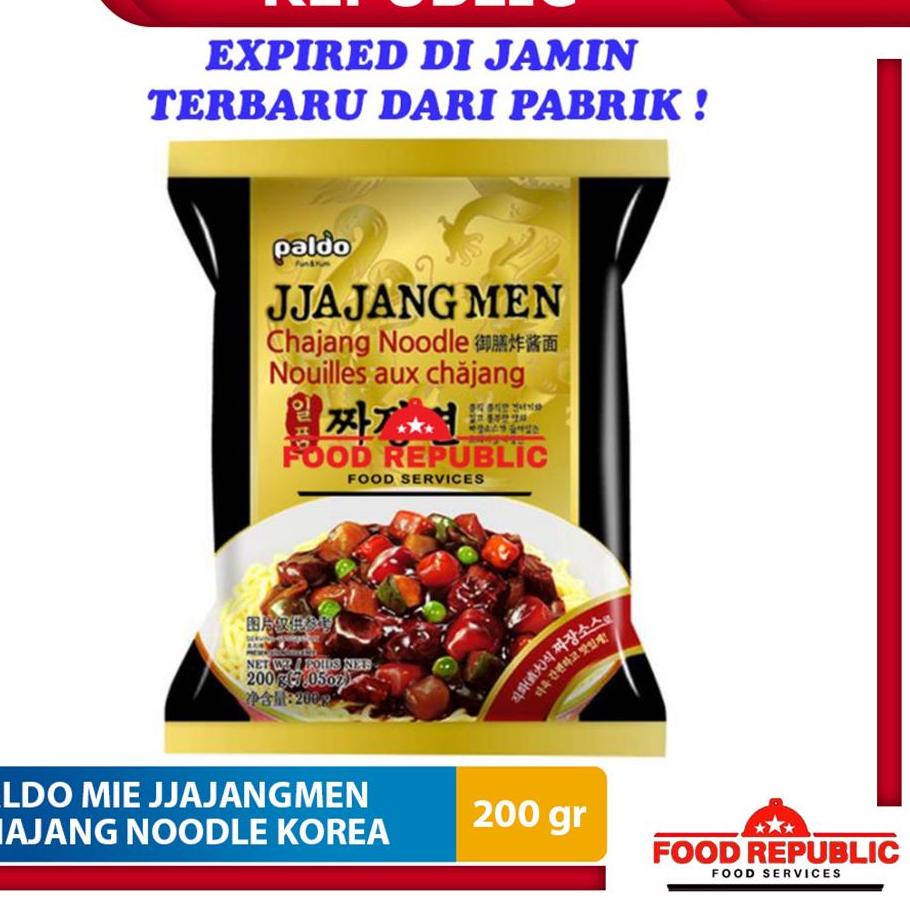 

FIA633 Paldo JJajangmyun / Jajangmen / Jajangmyeon / Chajang Mie 200 GR HALAL |||