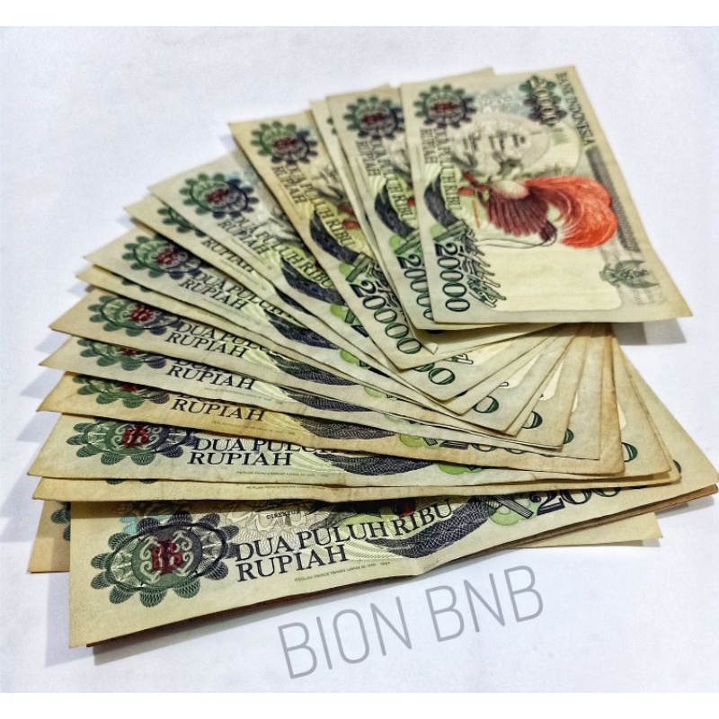 Uang Kuno Rp 20000 Cendrawasih Merah - Cengkeh Best Seller