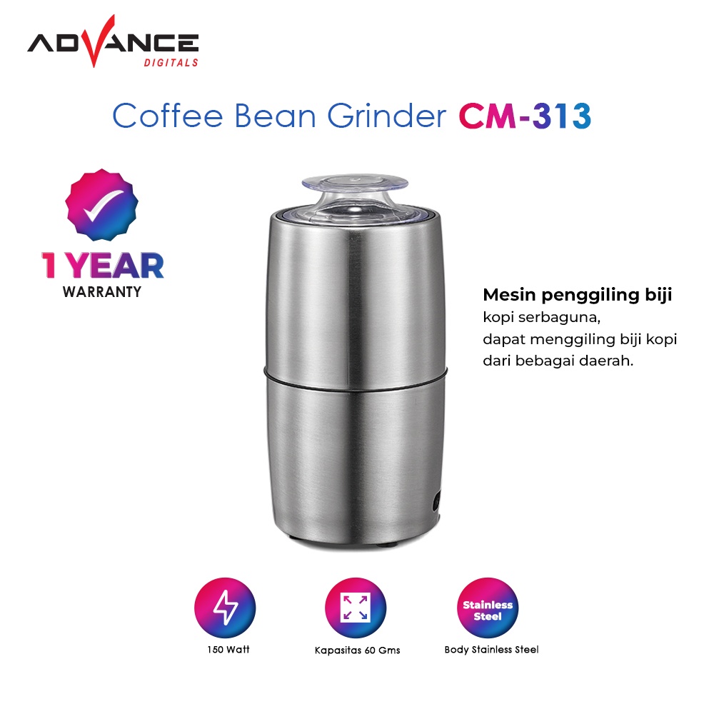 Advance Digitals Grinder Digitals CM-313 Alat Penggiling Biji Kopi