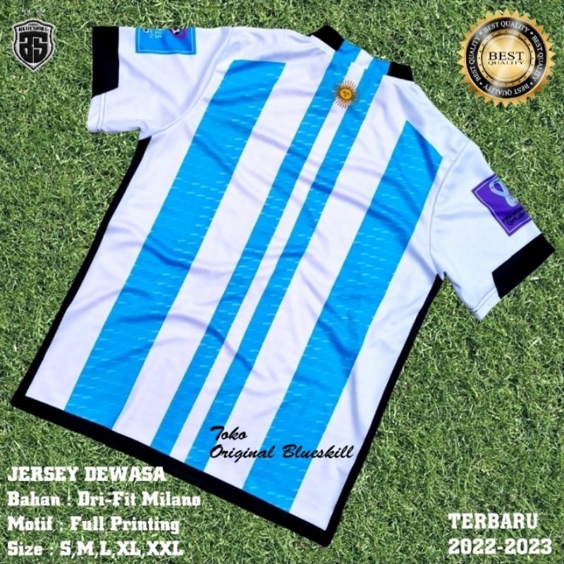 Jersey piala dunia terbaru / jersey argentina terbaru / jersey olahraga dewasa / jersey sepak bola dewasa