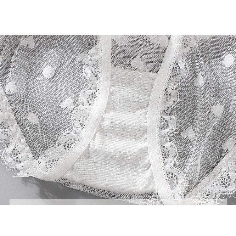 Celana Dalam Sexy transparan Renda Celana Desain strap Motif hati G String Pulus Size C031