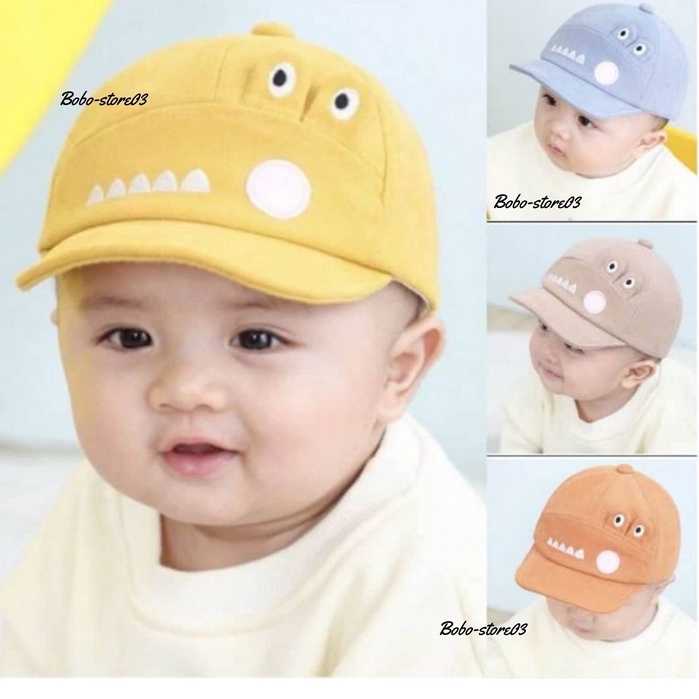 Topi Anak Bayi karakter Aligator - Kucing - Pikachu Topi anak Laki laki Perempuan 3 Bulan-2,5 tahun Premium