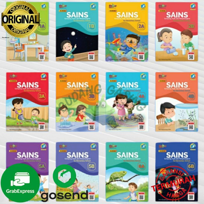 

Buku SAINS GASING SD K13 Kelas 1A-6B Bilingual By Prof . Yohanes Surya