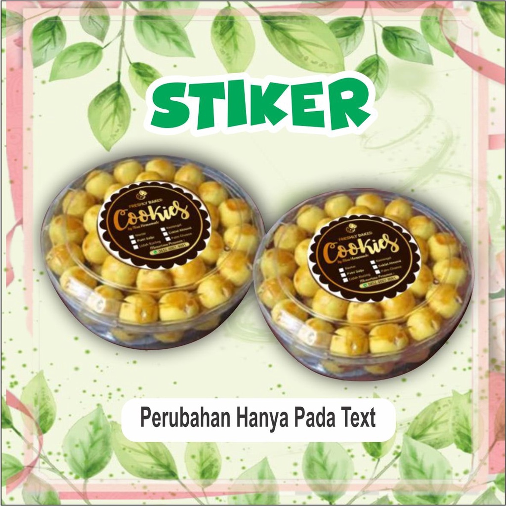 

STIKER KUE KERING KUE LEBARAN TOPLES ISKSTORE