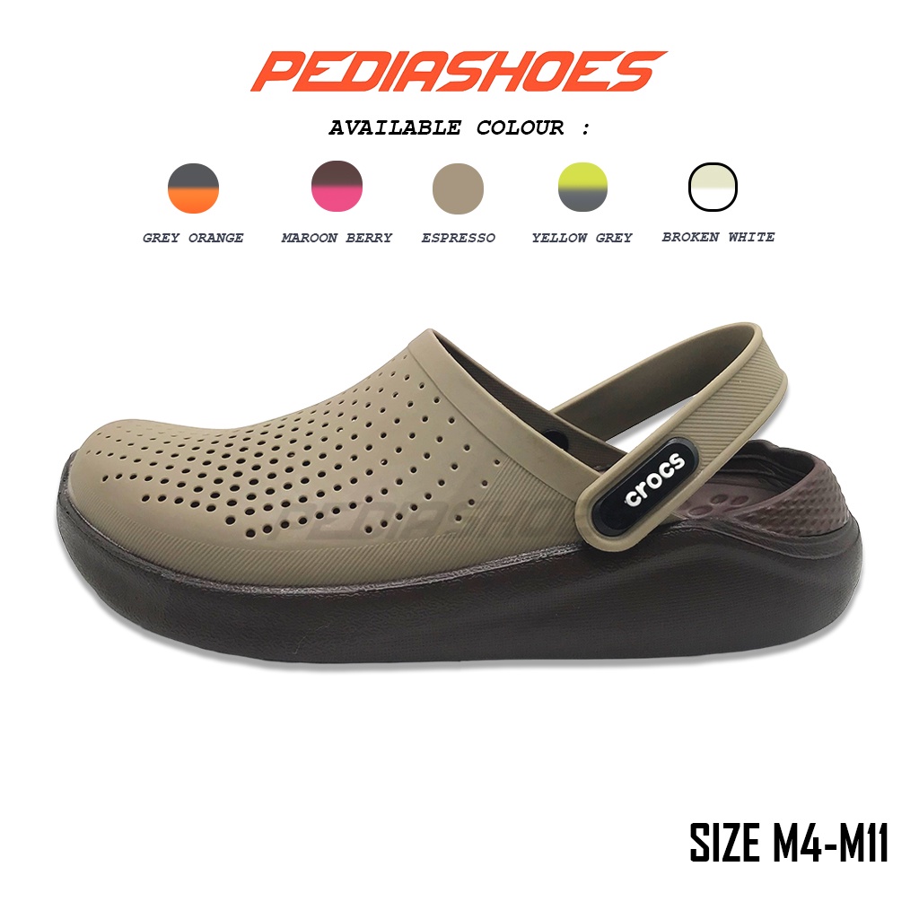 CROCS LITERIDE CLOG UNISEX /SEPATU SANDAL CROCS / SANDAL CROCS PRIA / SANDAL SELOP PRIA / CROCS