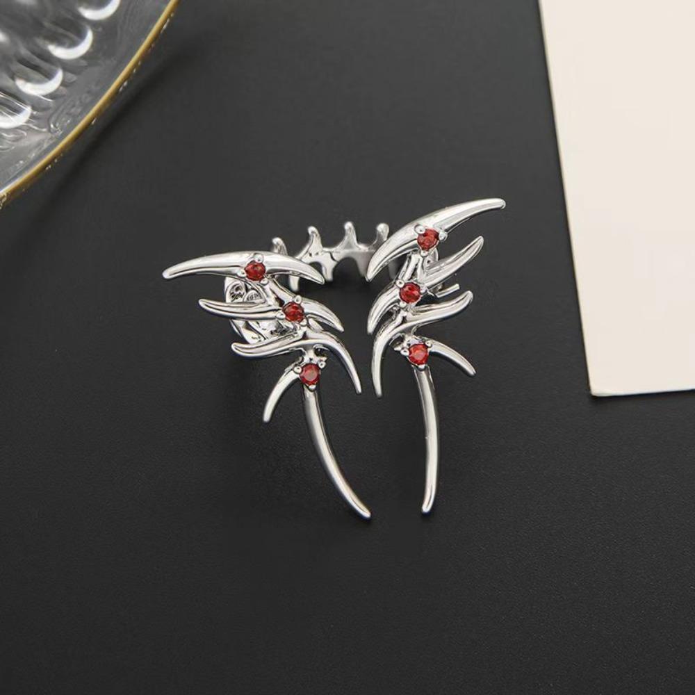 Mxbeauty Wanita Elf Anting All-match Pesta Keren Geometris Cincin Unik Drop Oil Butterfly Ear Clip