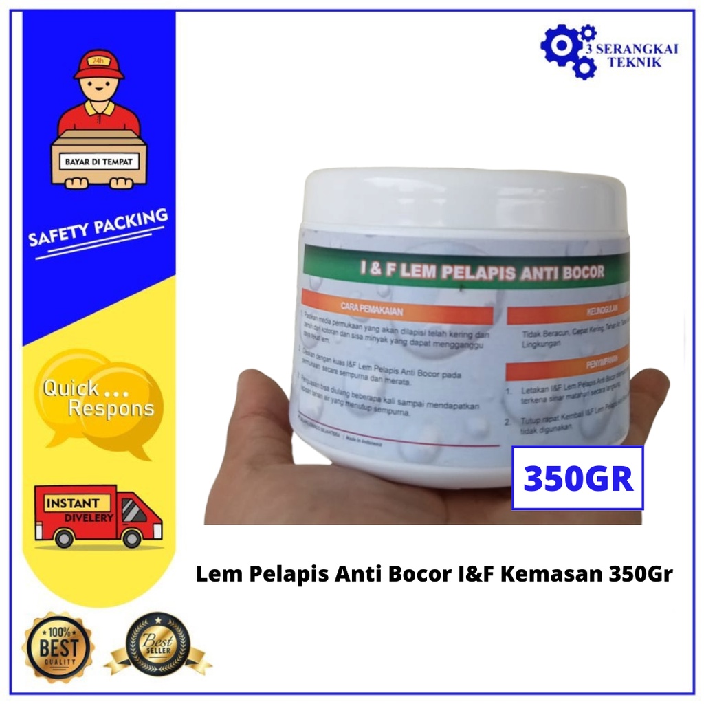 Lem Pelapis Perekat Anti Rembes Bocor Leak Waterproof Glue Sealant I&amp;F