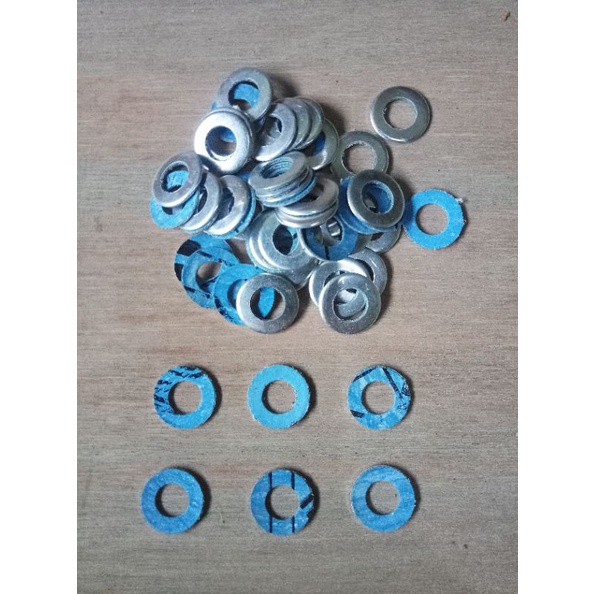 Gasket Baut Oli Mobil Plug Pembuangan Oli Mesin Mobil Toyota dan Daihatsu Ring 14 / Isi 10 pcs