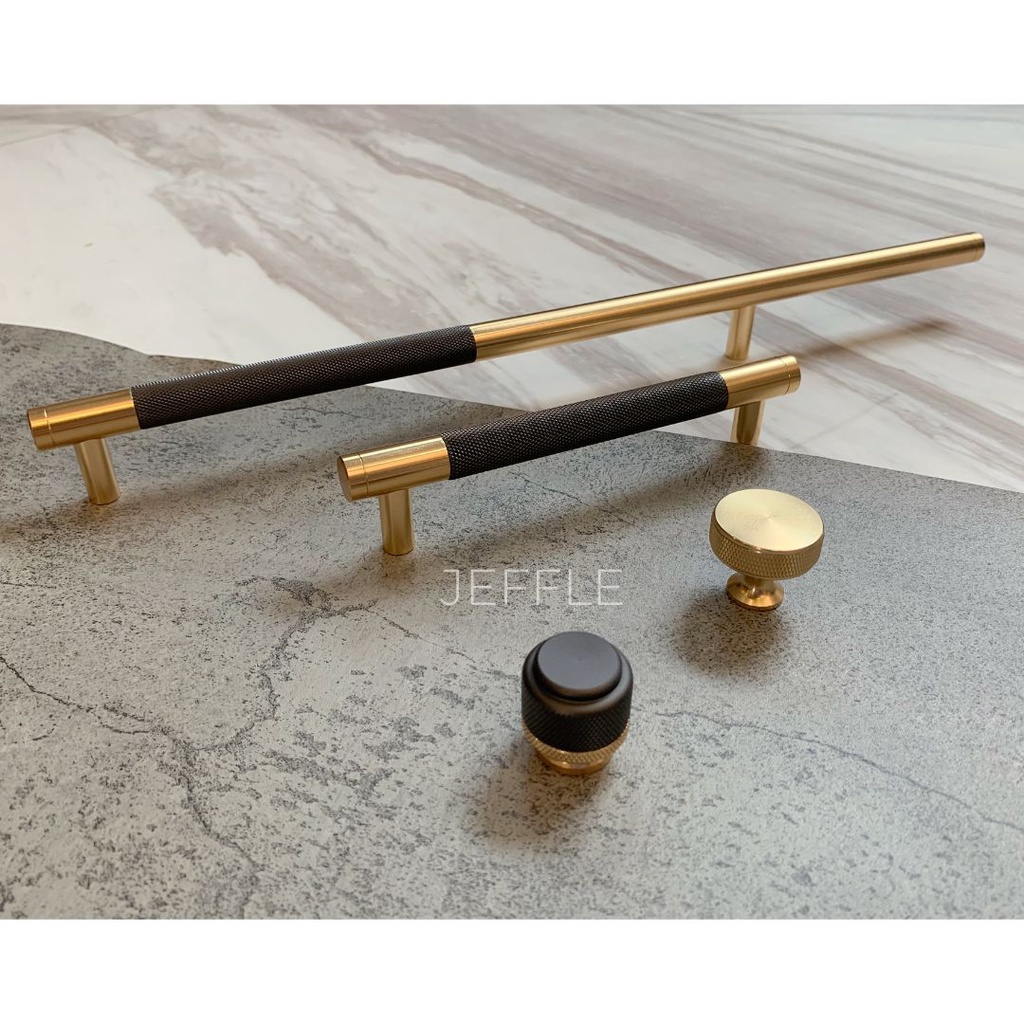 Handle lemari / Knob Tarikan Laci / Handle Emas Hitam Gold Silver / Tarikan Laci Minimalis Modern Kl