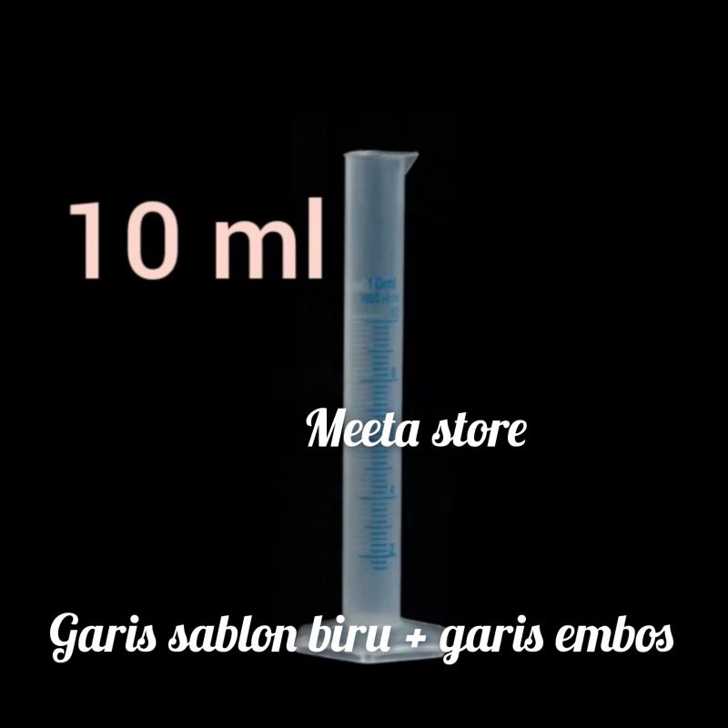 gelas ukur tabung 10 ml/ gelas ukur plastik 10 ml