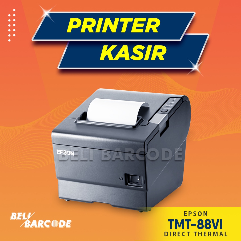 Printer Epson TM-T88VI Cetak Struk Receipt USB Serial Ethernet