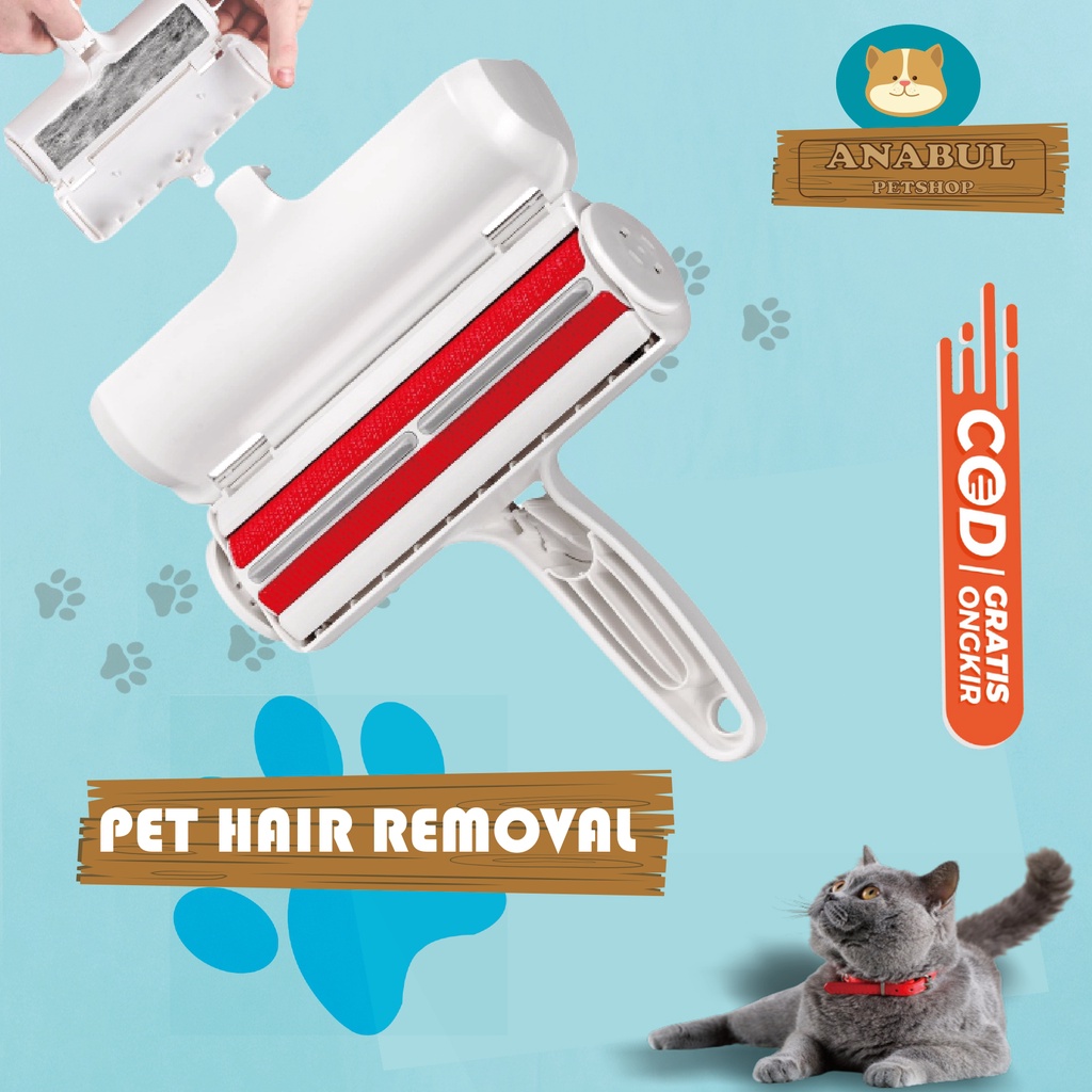 Roll Pembersih Bulu Olive care Hewan Kucing Anjing Debu Pakaian Magic Lint Roller PET HAIR REMOVAL