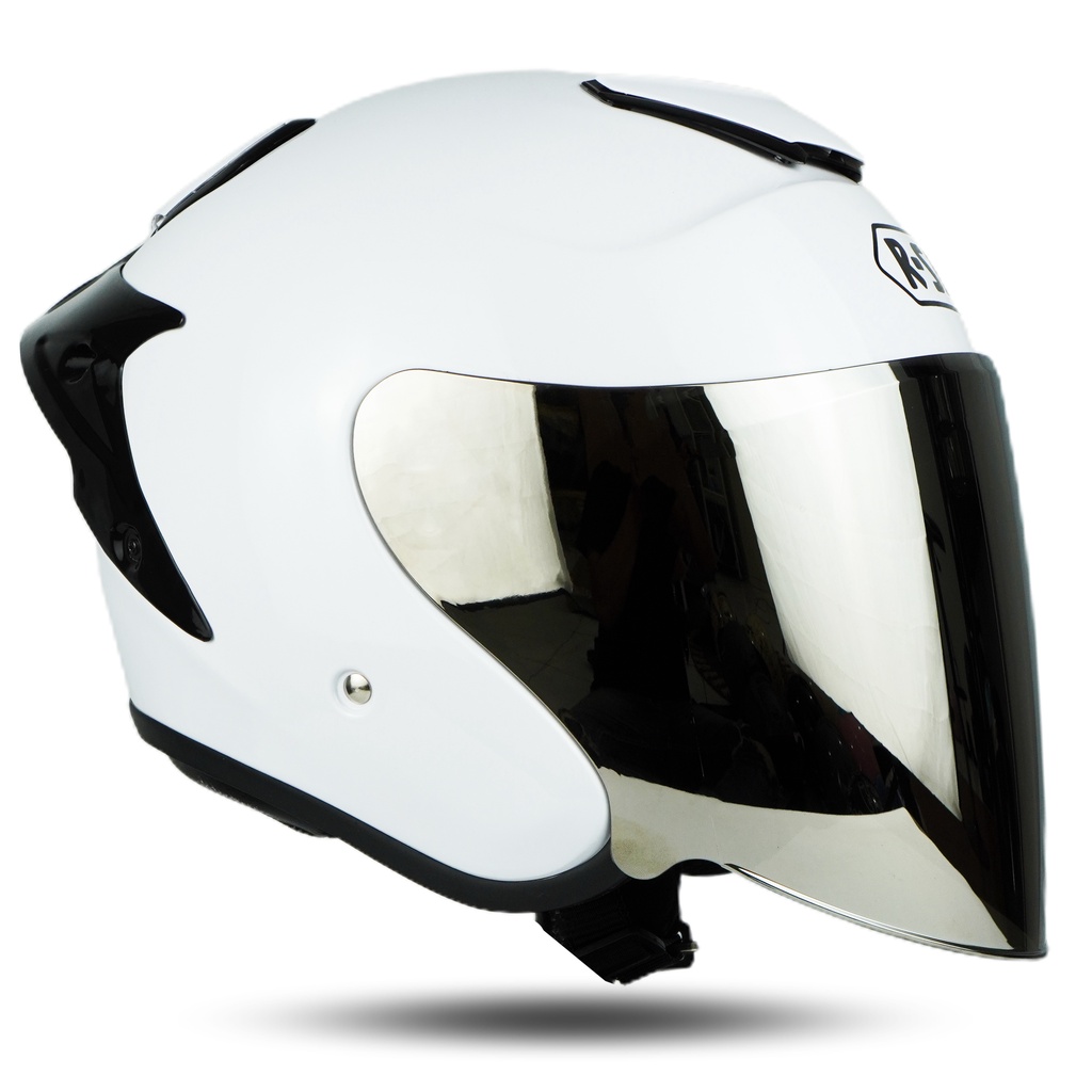 RSIX HELM POLOS SOLID DEWASA SNI EVEREST SERIES SILVER