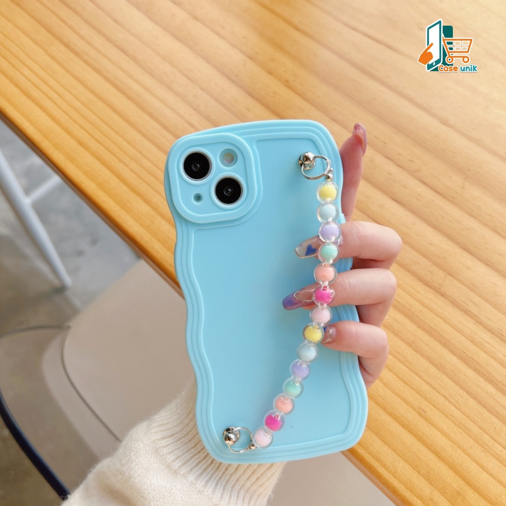 GC02 SOFTCASE GELOMBANG RANTAI MANIK FOR OPPO A3S A1K A5S A7 A11K A12 A15 A16 A55 A17 A17K A31 A8 A37 NEO 9 A39 A57 A9 A5 A52 A92 A53 A33 2020 A54 A55 A57 2022 A77S CS5228