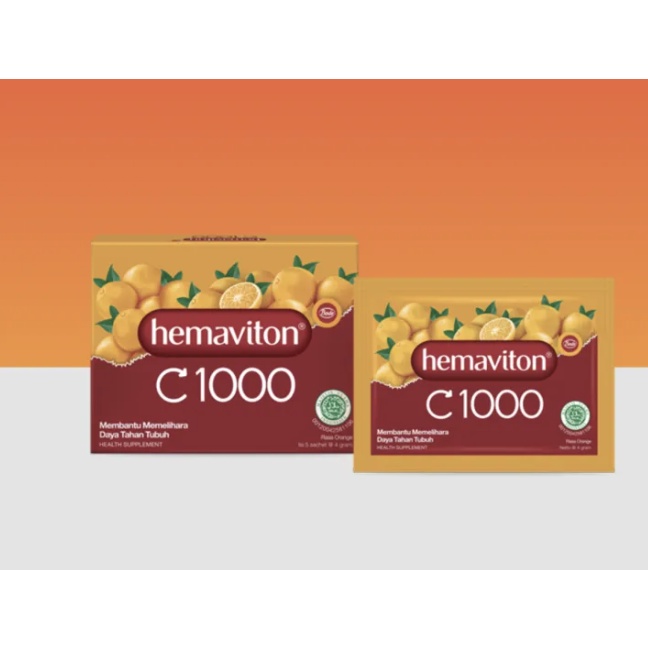 Hemaviton C1000 [ box isi 5 sachet ]