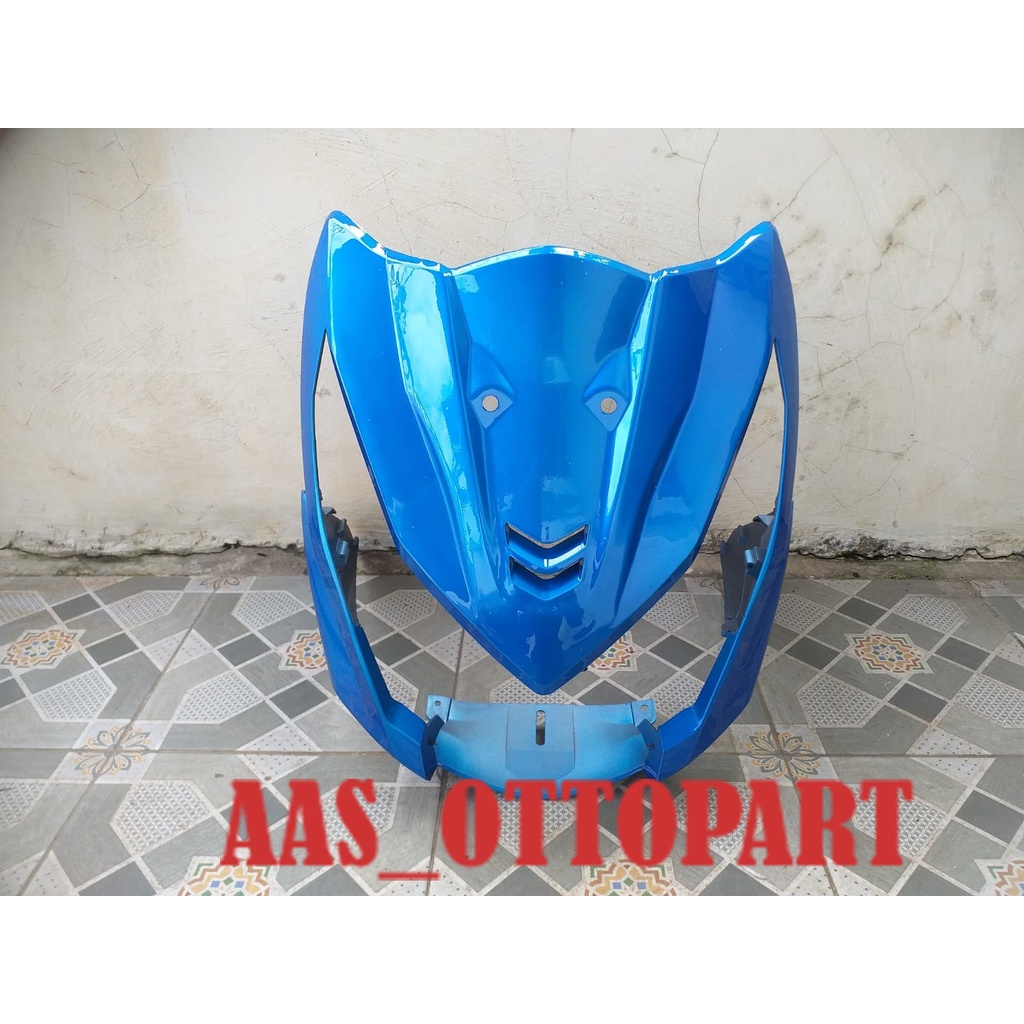 Cover Tameng Body Depan Beat FI 2013-2016 Warna Biru Termurah