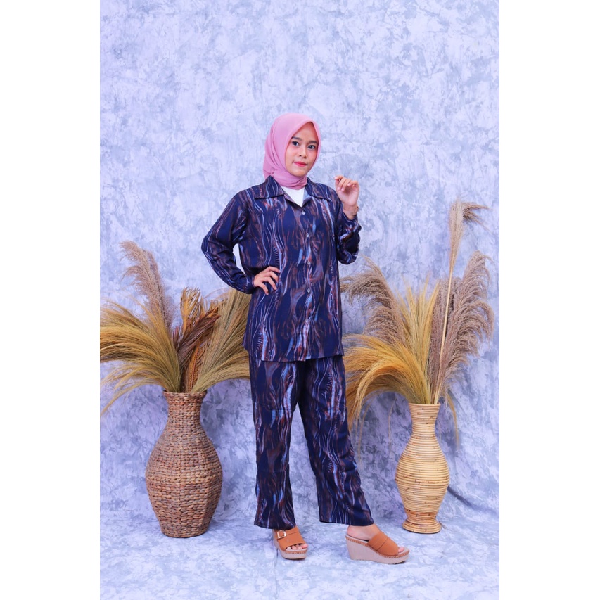 ONE SET RAYON MOTIF TERBARU TERMURAH / DAILY ONE SET RAYON PAJAMAS MURAH / SETELAN ONE SET ARJUNA