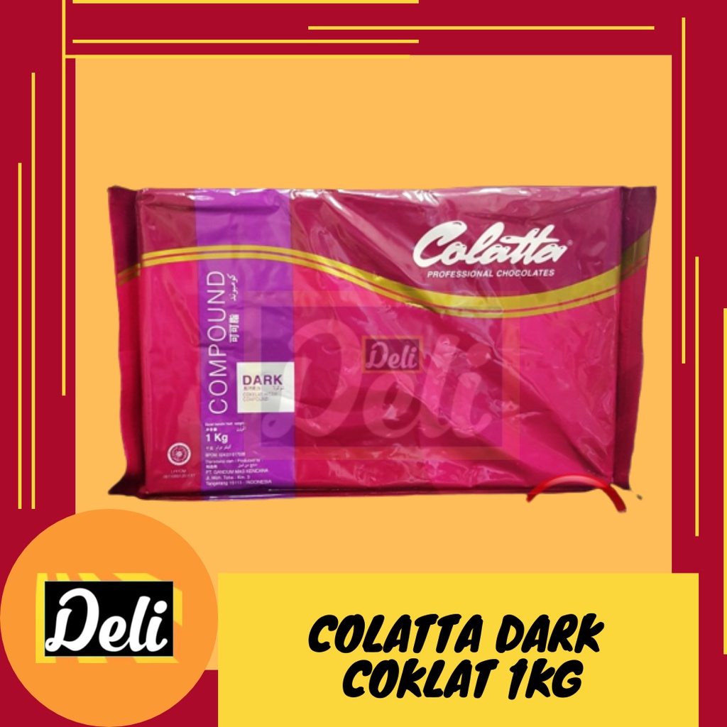 

Colatta Dark Chocolate Compound 1kg Coklat Batang Balok 1kg