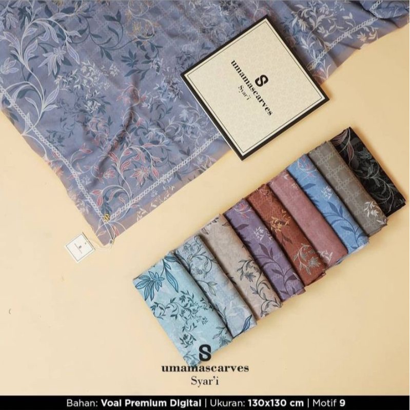 promo jilbab syari umama scarves motif new
