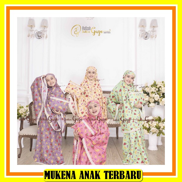 (Mukena Anak | Treveling | Termurah | Bahan Adem) Aimara Mukena Kids By Raqumi Hijab Mukena Anak Ren