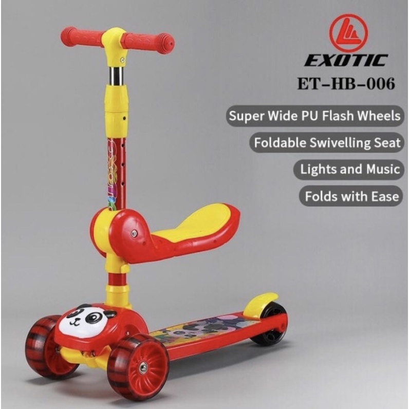 scooter exotic merah  (preloved)