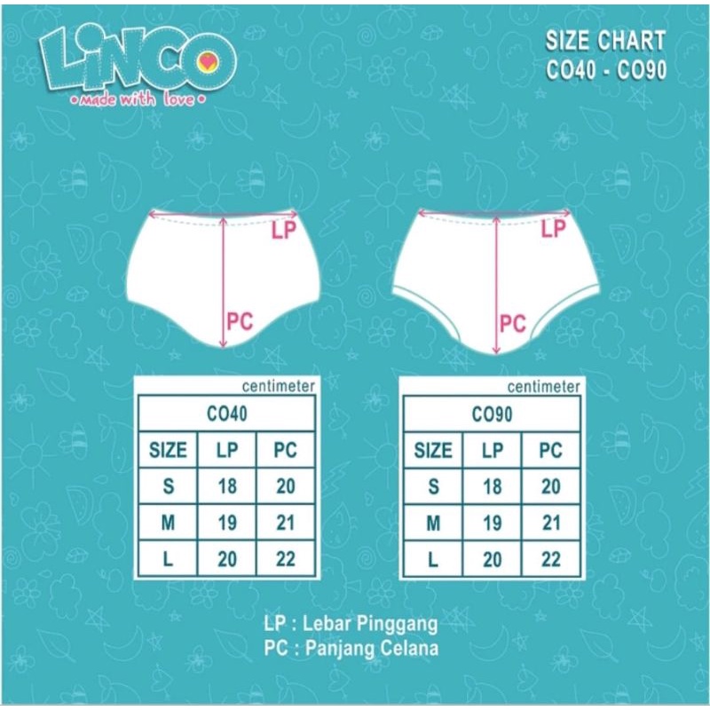 Linco Celana Dalam anak laki / real pict ada di variasi.