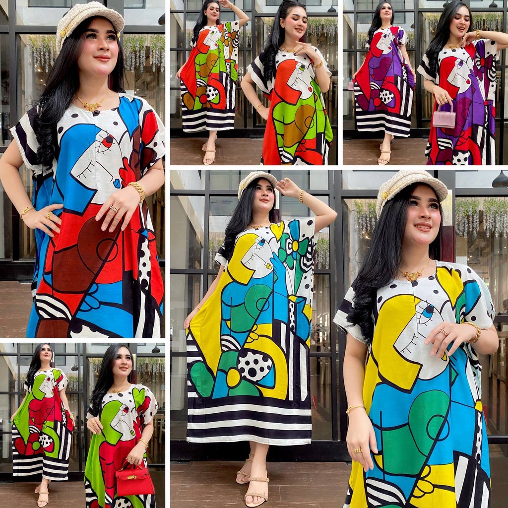 BATIK WANITA DASTER LOWO BRANDED DORA NEW YORK COFFEE BUSUI KELELAWAR RAYON JUMBO MURAH BIG SIZE XXL KEKINIAN BUMIL SERUT DEPAN MURAH ADEM