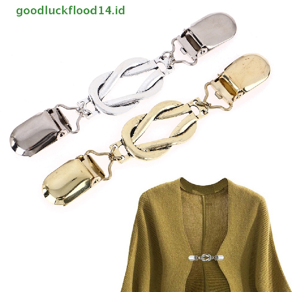 [GOOGFOUR] Sweater Cardigan Klip Bebek-Mulut Clip Sweater Pin Bros Pakaian Decor Perhiasan [Atasan]