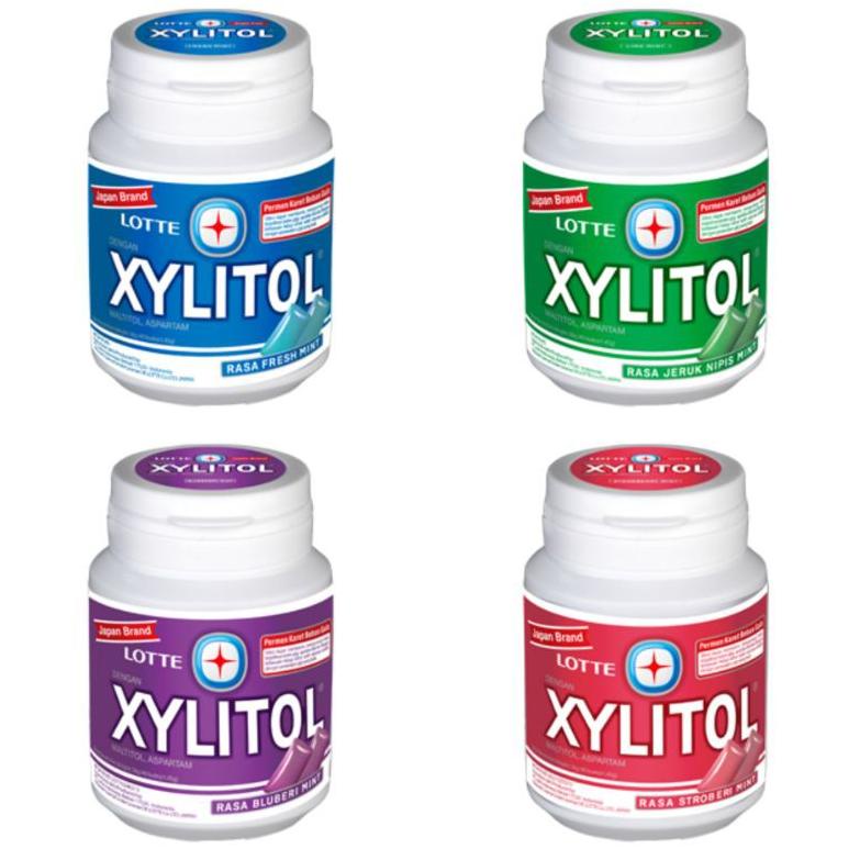 

33 LOTTE XYLITOL Chewing Gum 58gr - Permen Karet Bebas Gula Laris )～