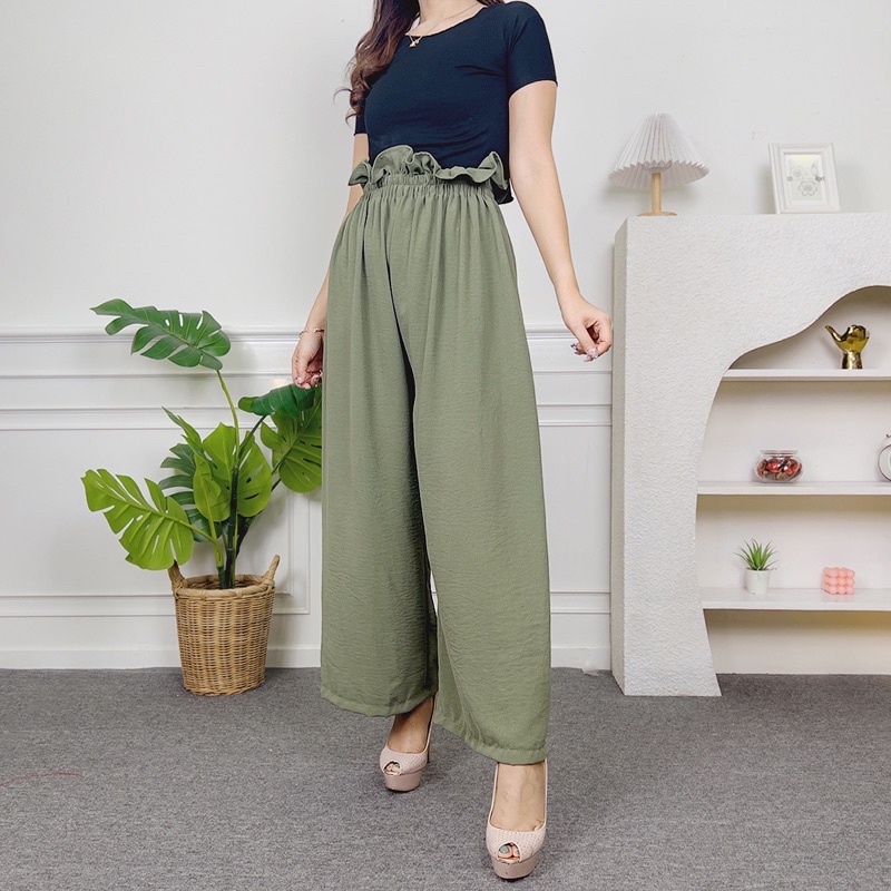 STARLA HIGHWAIST KULOT CRINCLE WANITA