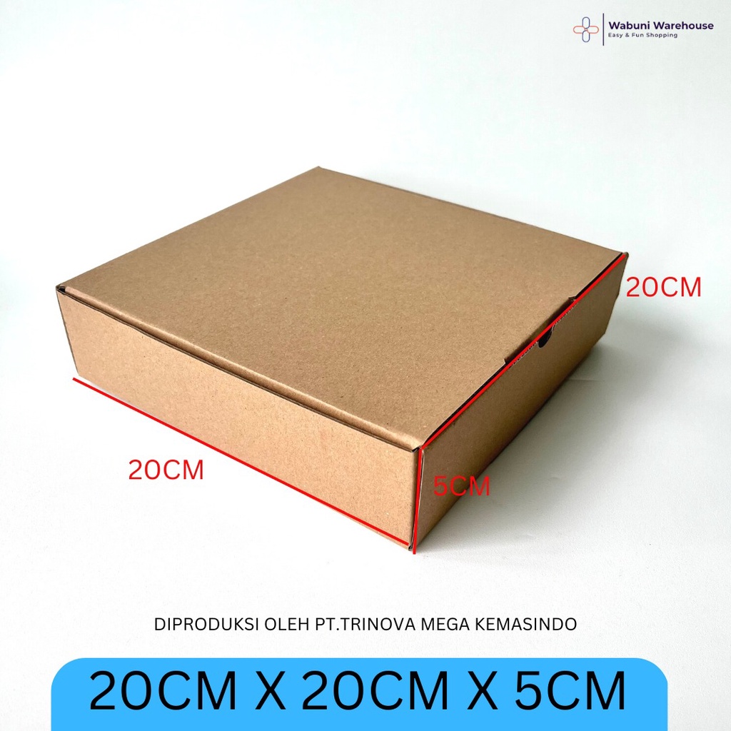 

Die Cut Kardus 20x20x5CM | Box kardus dusbox kardus packing