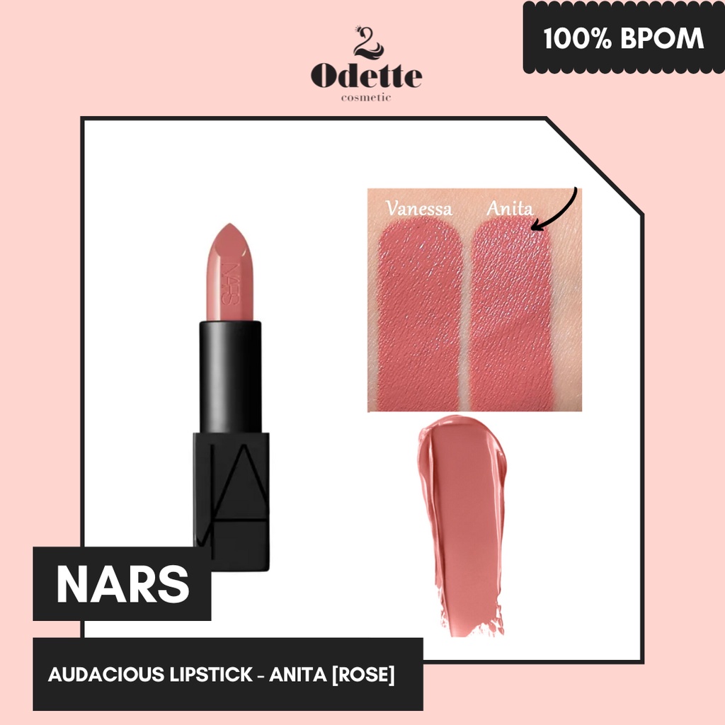 ODETTE COSMETIC NARS AUDACIOUS LIPSTICK - ANITA [ROSE]