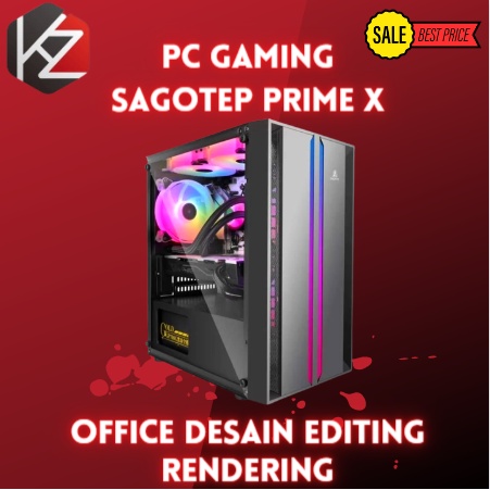 PC Gaming Lengkap i3 10105F Generasi 10 / VGA GTX 1660 Super 6GB / SSD 128GB / Editing - Gaming - Rendering