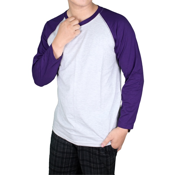 Raglan Tshirt Pria Panjang PLS 164