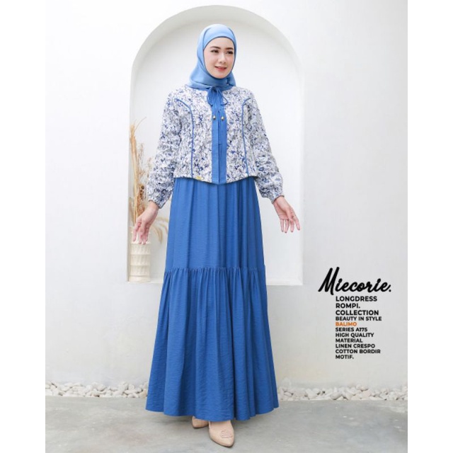 Gamis Wanita 2in1 Miecorie Dress by Balimo