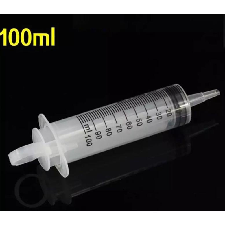 SEPET LOLOHAN Suntikan besar 100 ml spet lolohan hewan peliharaan lubang tengah untk memberi makan b