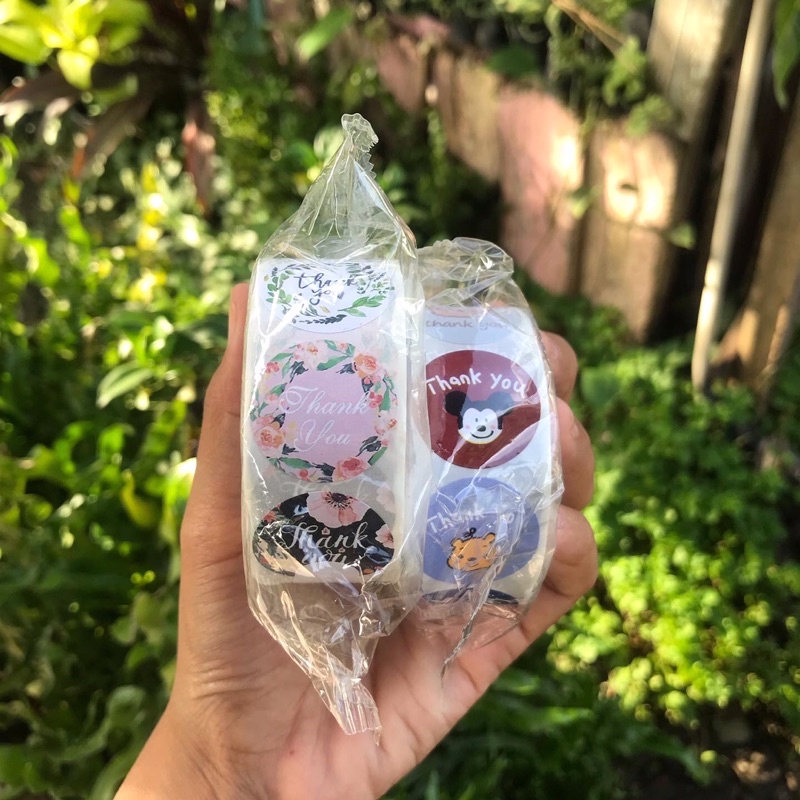 

[KARIMHASYA_ID] STICKER THANK YOU ECER SATUAN SNACK PRODUK MINUMAN MAKANAN VIRAL AESTHETIC KEKINIAN