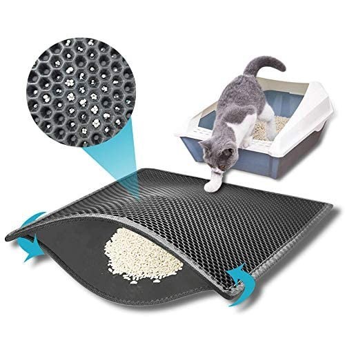 Double-Layer Cat Litter Box Mat Trapper EVA Pad Pet Foam