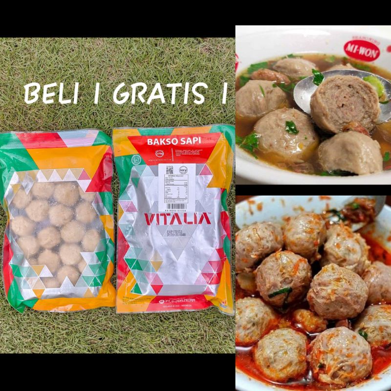 

bakso vitalia dapat 2 pack / beli 1 gratis 1