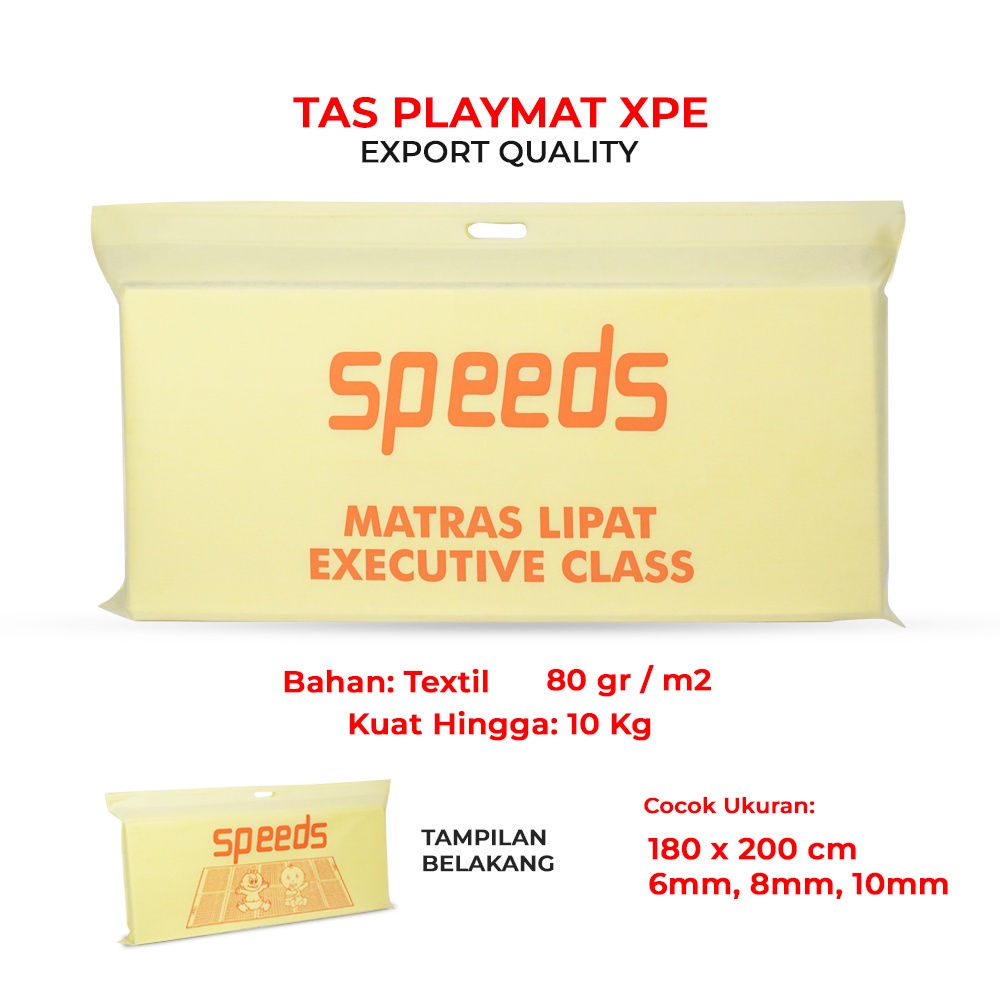 Didibear Playmat Lipat Anak Tas Playmat Bahan XPE Tebal Karpet Lipat Alas Tidur Bayi