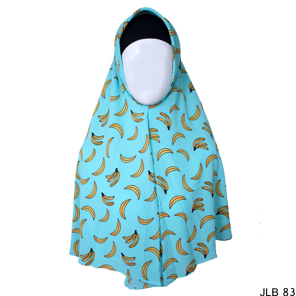 Kerudung Rempel Jumbo Motif Bunga - JLB 66