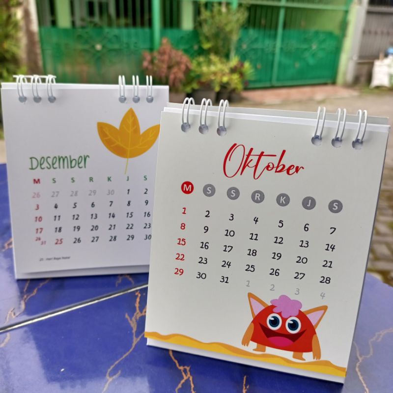Jual Kalender Mini Eksotik (Bisa COSTUM Cover & isi) | Shopee Indonesia