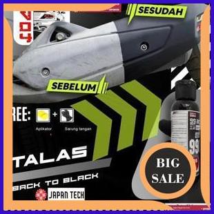 sparepart Black To Black Penghitam Trim Plastik Restorer Poles Body Motor 2ZJN23