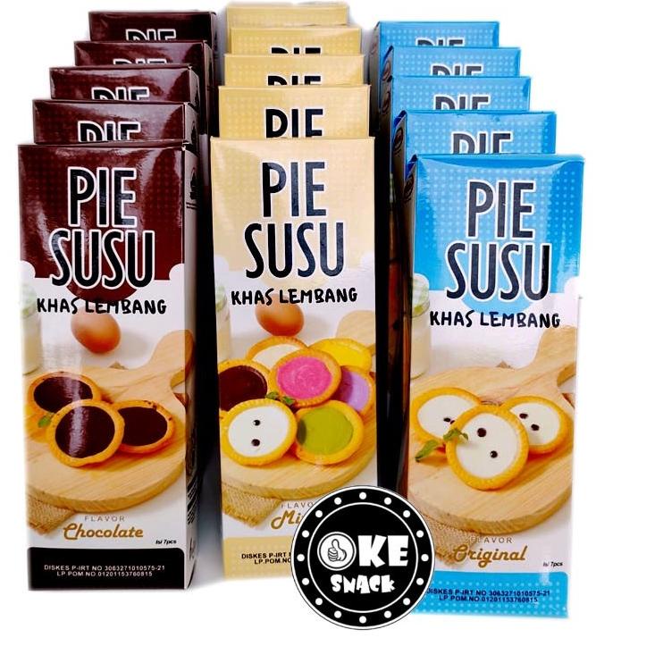 

12.12 HARGA GROSIR Pie Susu Khas Lembang 7pcs !!!