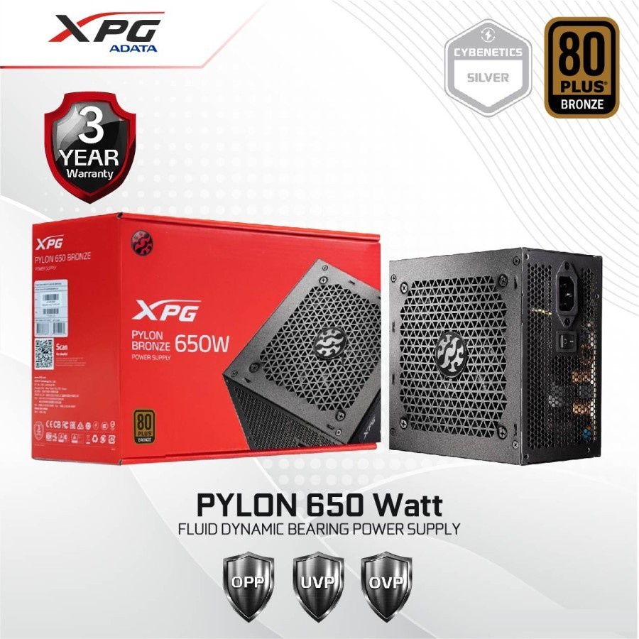 PSU ADATA XPG Pylon 650W 80+ BRONZE | Power Supply 650 Watt