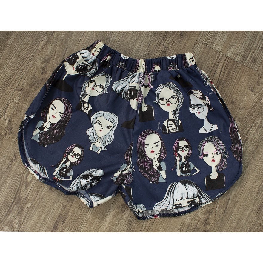 HIPNOP Celana Muniko Retro P Celana Pendek Wanita Hot Pants Cowok