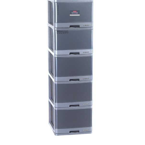 Lion Star Excel Container Lemari Plastik 5 Susun L5 XC-17  - Random