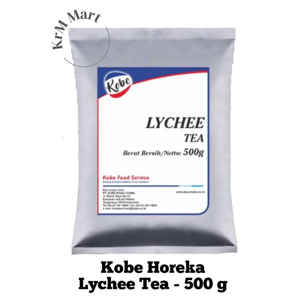 

Kobe Lychee Tea 500 gr 1/2 kg serbuk leci teh 500g gram powder horeka